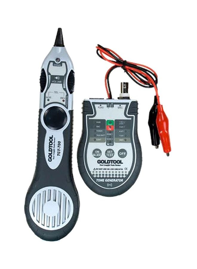 GOLDTOOL 3-In-1 Multi-Functional Cable Tester Grey/White - Image 1
