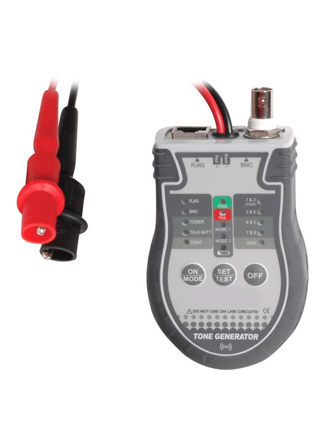 GOLDTOOL 3-In-1 Multi-Functional Cable Tester Grey/White - Image 4