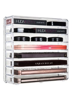 Cosmetic Counter Storage Box Clear