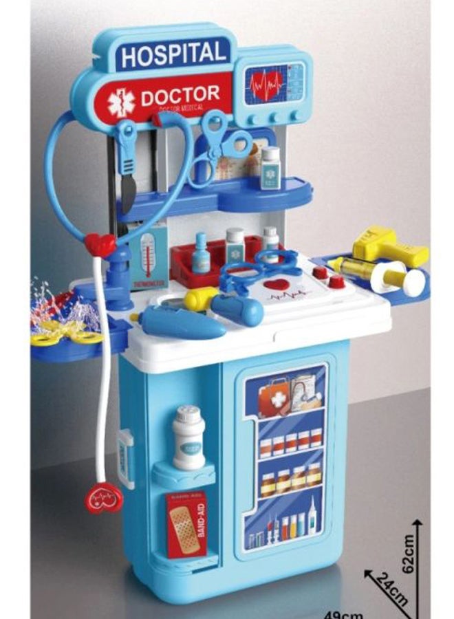 BOWA 4-In-1 Mobile Hospital Playset 49x62x24cm - Image 2
