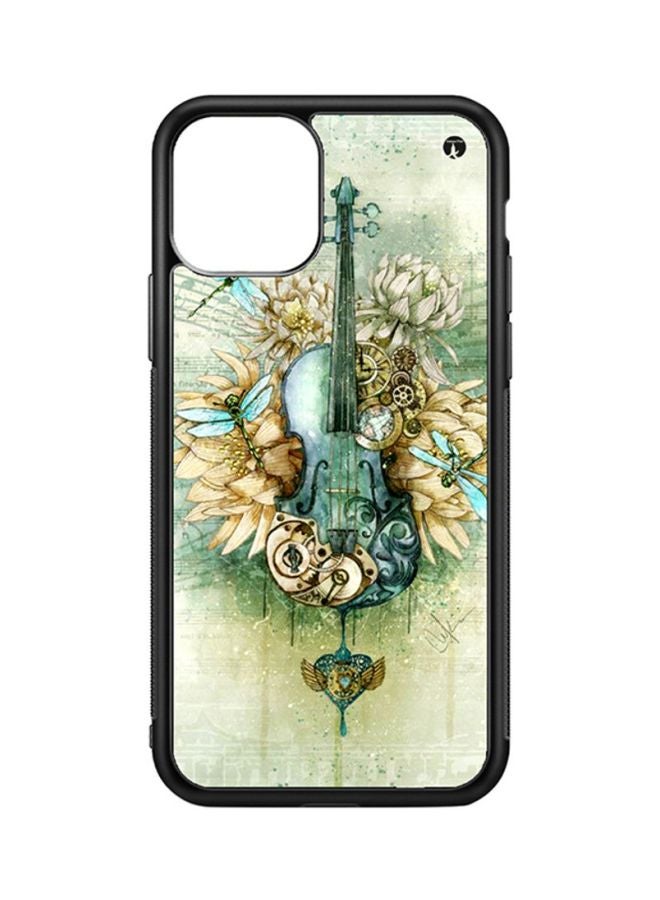 BP Protective Case Cover For Apple iPhone 11 Vintage Art (Black Bumper)
