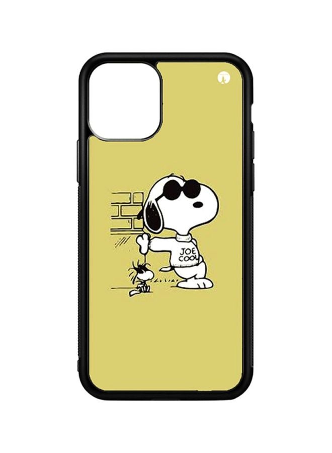 BP Protective Case Cover For Apple iPhone 11 Snoopy (Black Bumper)
