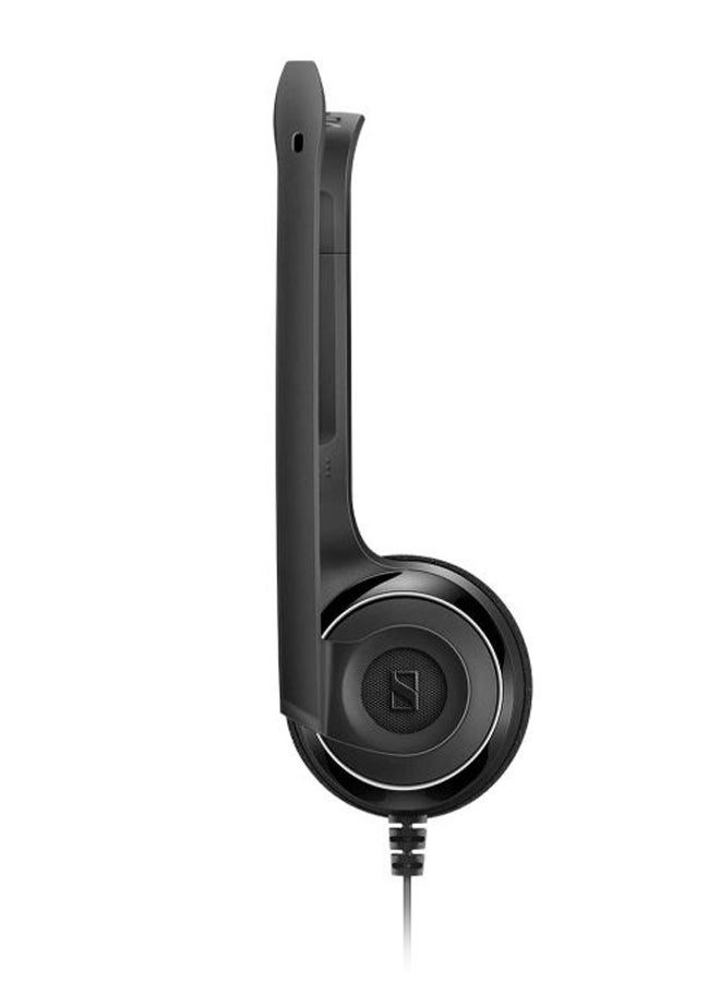 سنهيسر سماعة رأس سلكية PC 7 بتصميم يغطي الأذن مزودة بمنفذ USB أسود  - Image 2