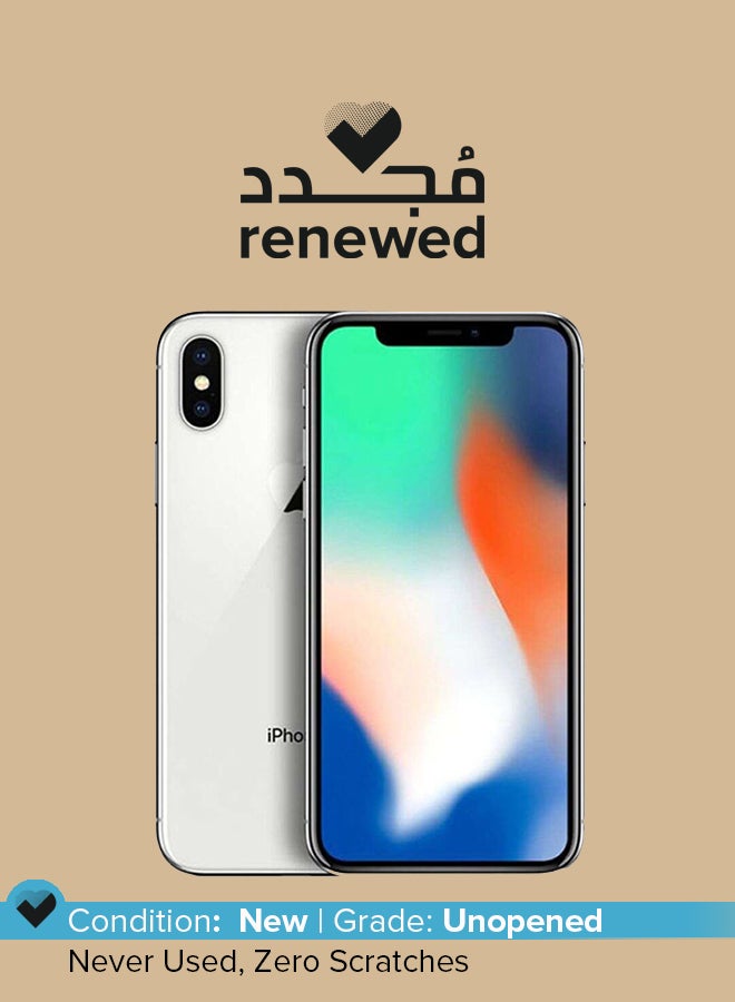 Certified Pre Owned - iPhone X 256GB Silver 4G With Facetime - v1606277518/N39158989A_1