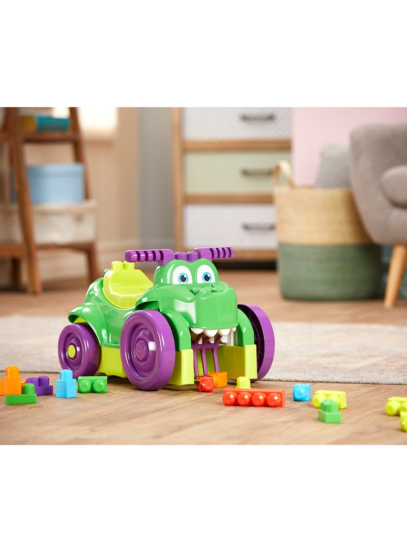 Mega Bloks GFG22 26-Piece Ride N' Chomp Croc Building Set Upto 12 Months - Image 2