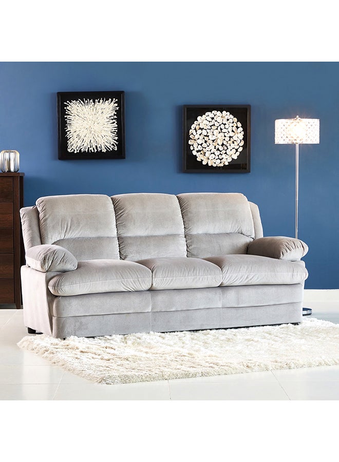 هوم بوكس كنبة قماشيّة 3 مقاعد من فيونا رمادي 89x210cmسم - Image 2