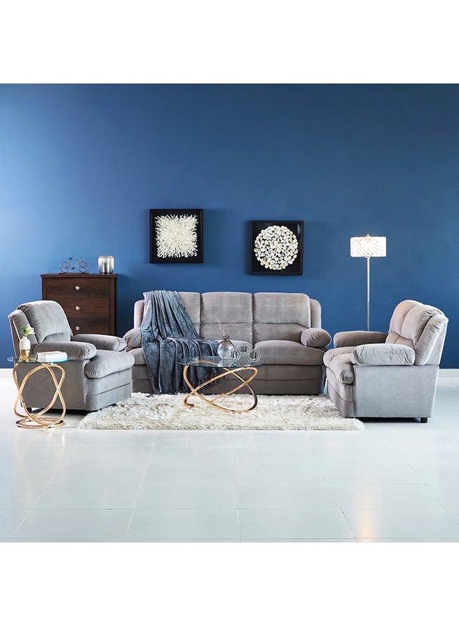 هوم بوكس كنبة قماشيّة 3 مقاعد من فيونا رمادي 89x210cmسم - Image 5