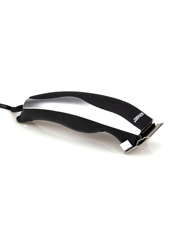 SONASHI - Powerful Hair Clipper with Precision Cutting Blade | Magnetic Motor for Perfect Results | Box Includes 4 Length Limit Combs | Men's Hair Clipper 9W Silver/Black Silver/Black - Image 1