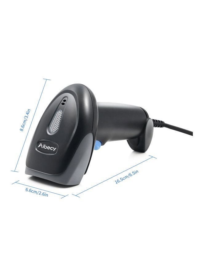 أيبيسي جهاز مسح باركود لاسلكي محمول باليد أسود/أزرق/رمادي - Image 4