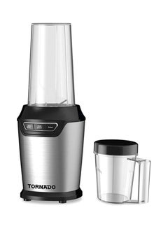 TORNADO 2-Piece Electric Blender With Jar Set 1000W TBL-1000W Black/Silver 