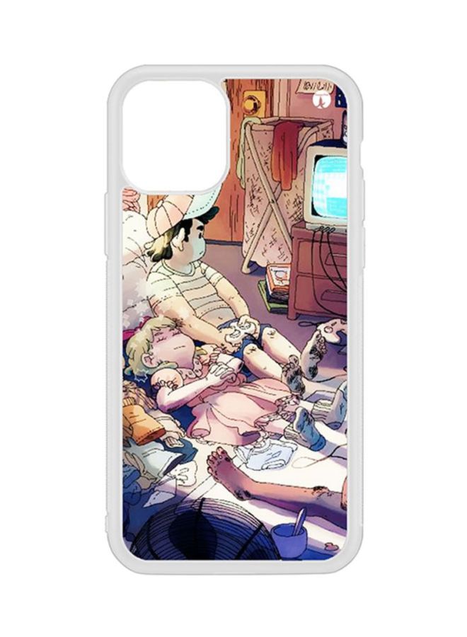 Protective Case Cover For Apple iPhone 11 Pro Brown/Beige/Blue