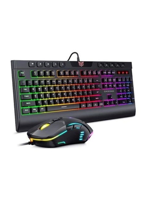 Wired LED Gaming Keyboard With Mouse