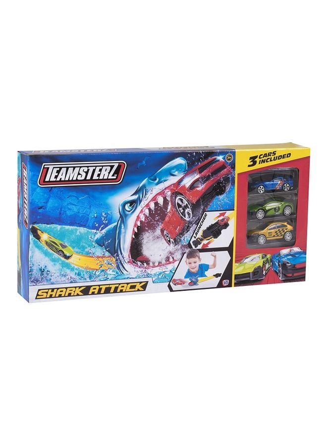 TEAMSTERZ Shark Attack Track Set Multicolour 39.50cm - Image 1