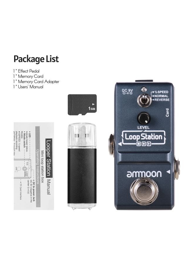 ammoon - Nano Loop Electric Guitar Effect Pedal Looper True Bypass - Image 1