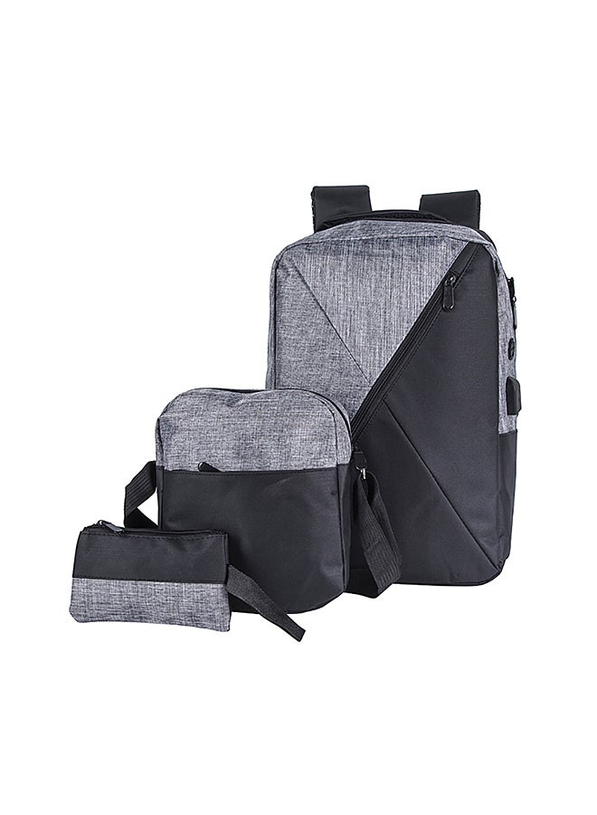 3 Piece Multifunctional Bags Set Grey  - Image 1