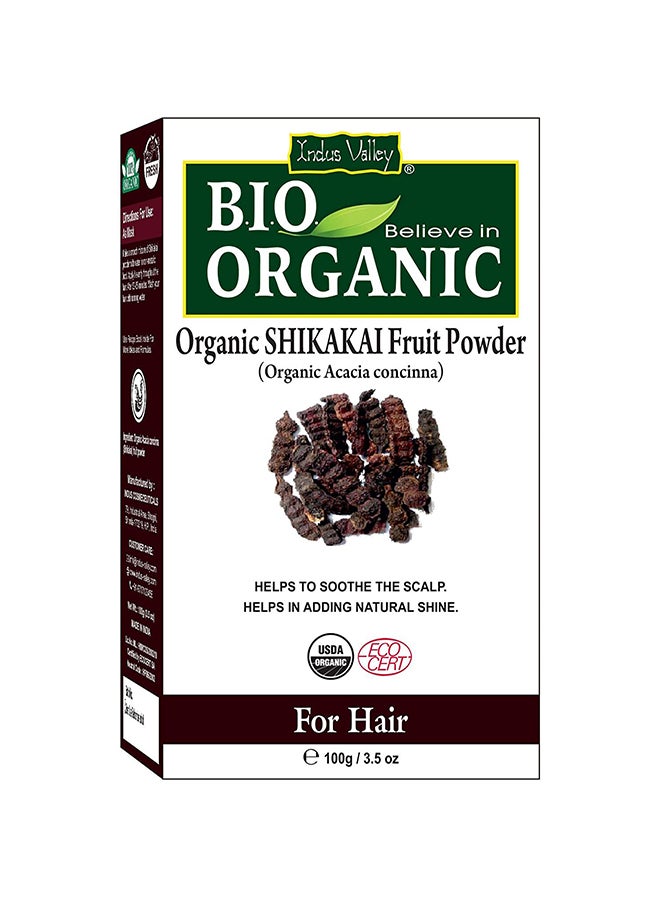 Indus Valley Natural Shikakai Fruit Powder For Hair conditioning 100grams  - Image 1