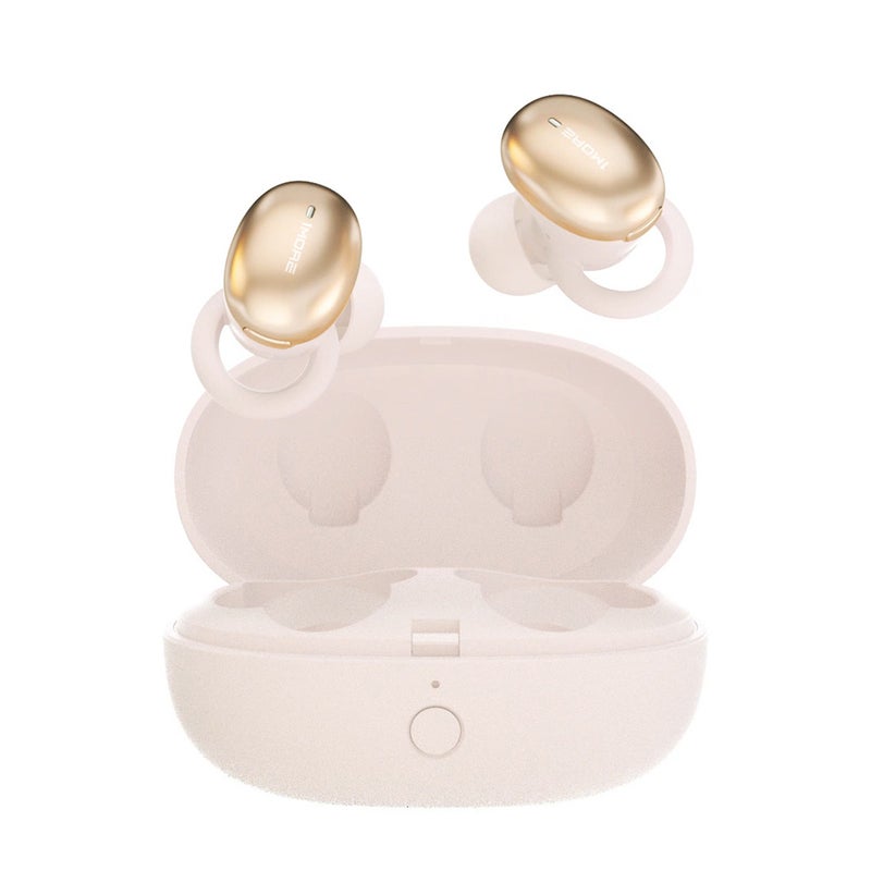 1MORE - E1026BT-I Bluetooth 5.0 True Wireless TWS Earbuds With Mic & Charging Box Gold - Image 1