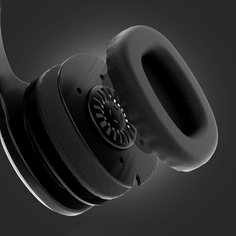 Lenovo HD100 Wireless BT Over Ear 3.5mm Stereo Music Headphones Black - Image 4