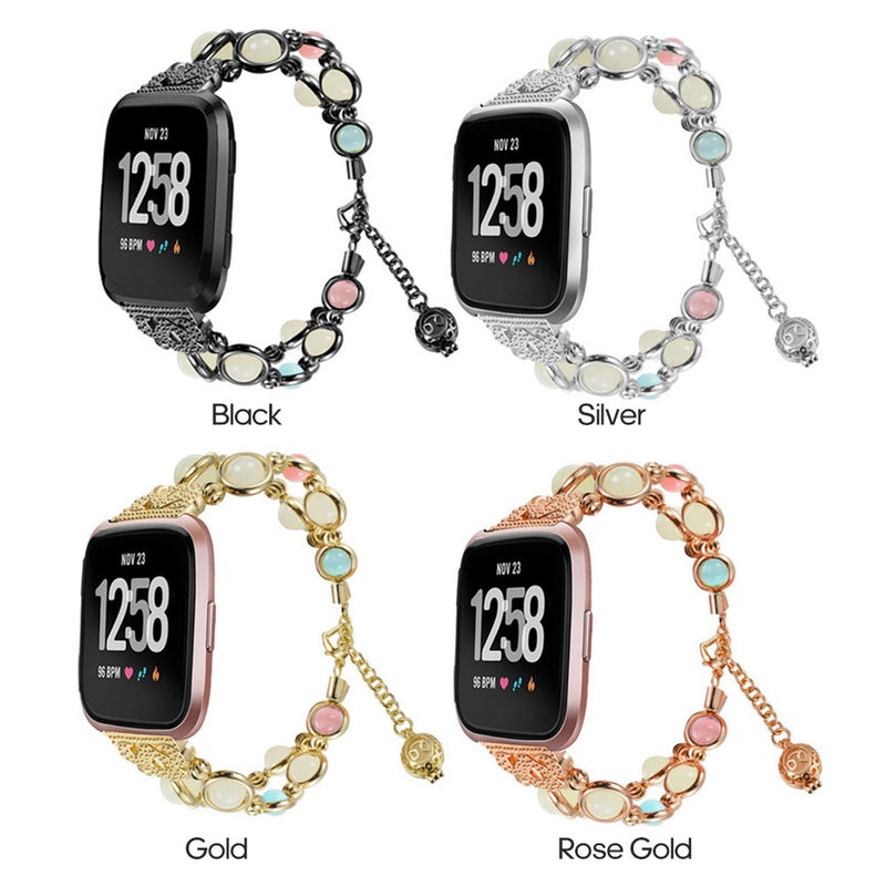 Generic - Jewelry Luminous Strap Timer Wrist Band Replacement For Apple Watch 4/5 - Image 1