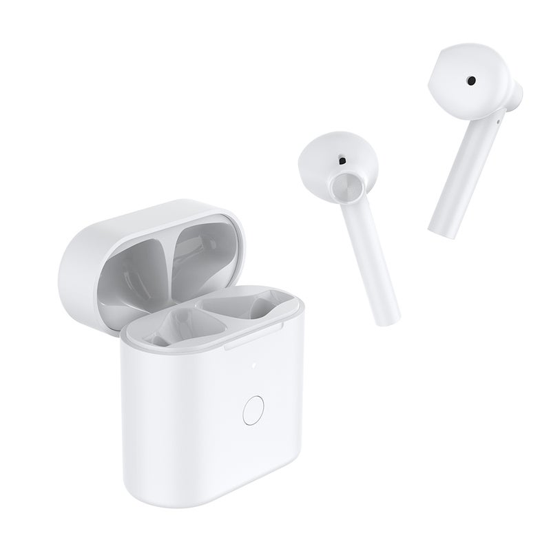QCY - T7 TWS Bluetooth 5.1 True Wireless HiFi Stereo Twins ENC Noise Cancelling Touch Control Earbuds With Charging Box White - Image 1