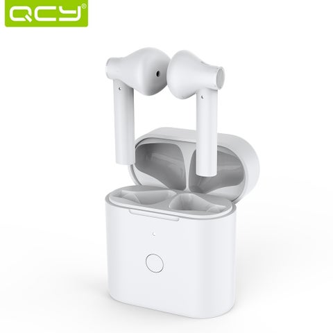 T7 TWS Bluetooth 5.1 True Wireless HiFi Stereo Twins ENC Noise Cancelling Touch Control Earbuds With Charging Box White