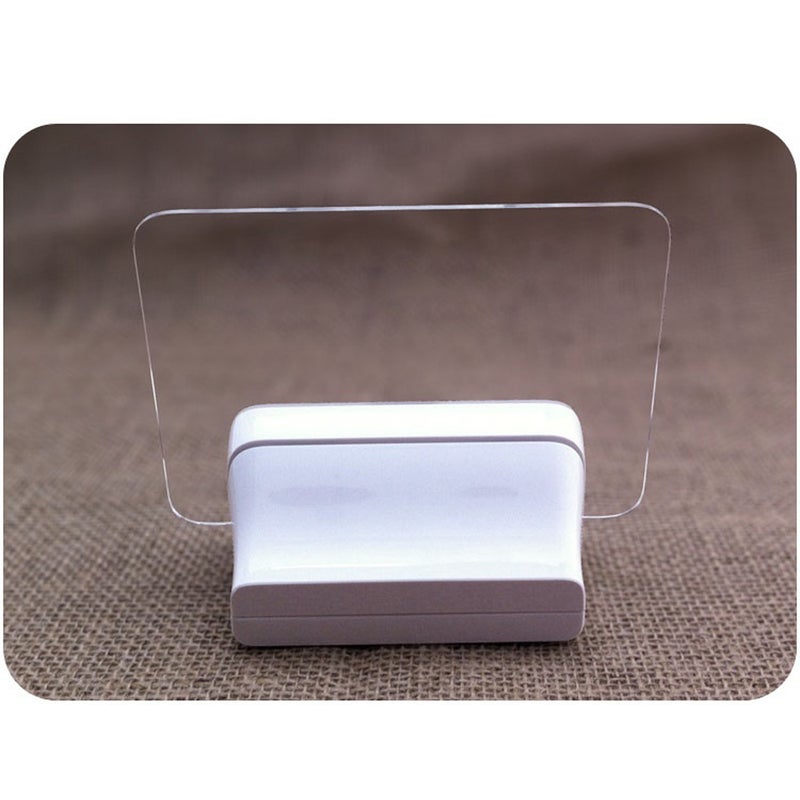 ساعة منبه LED رقمية ومزودة بلوحة للرسائل unisex - Image 5