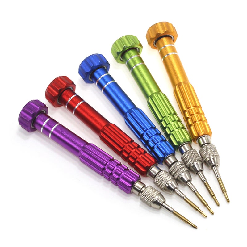 5-in-1 Precision Torx Cellphone/Watch Repair Mixed Magnet Screwdriver Set Tool Kit - Image 2