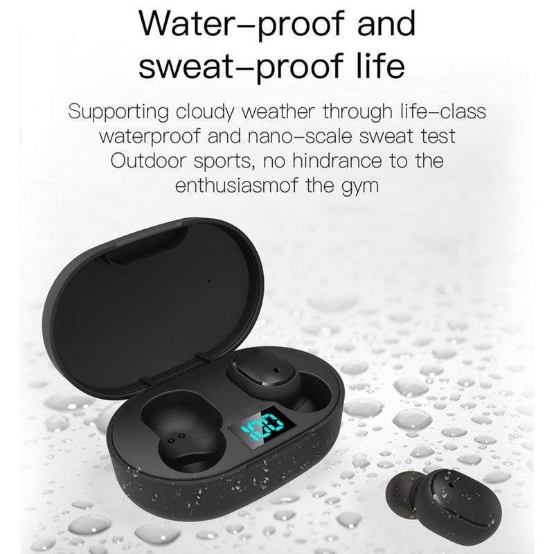 Generic - TWS True-Wireless In-Ear BT5.0 Earphone Black - Image 1