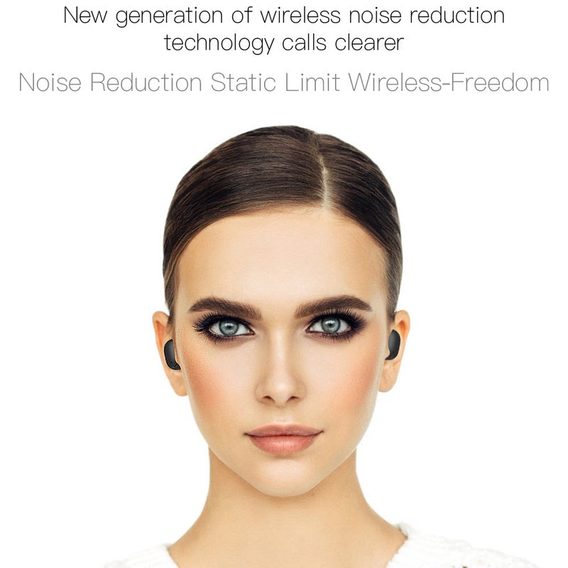 Generic - TWS True-Wireless In-Ear BT5.0 Earphone Black - Image 1
