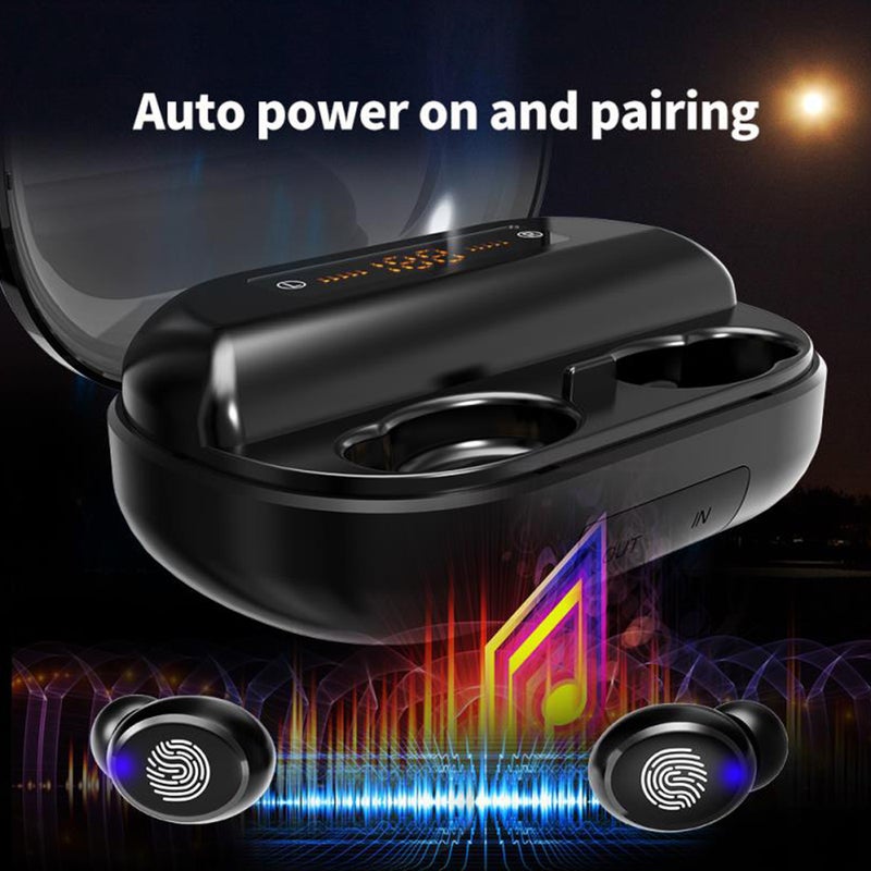 Generic - V11 TWS True Wireless Stereo Sound Earbuds Black - Image 1