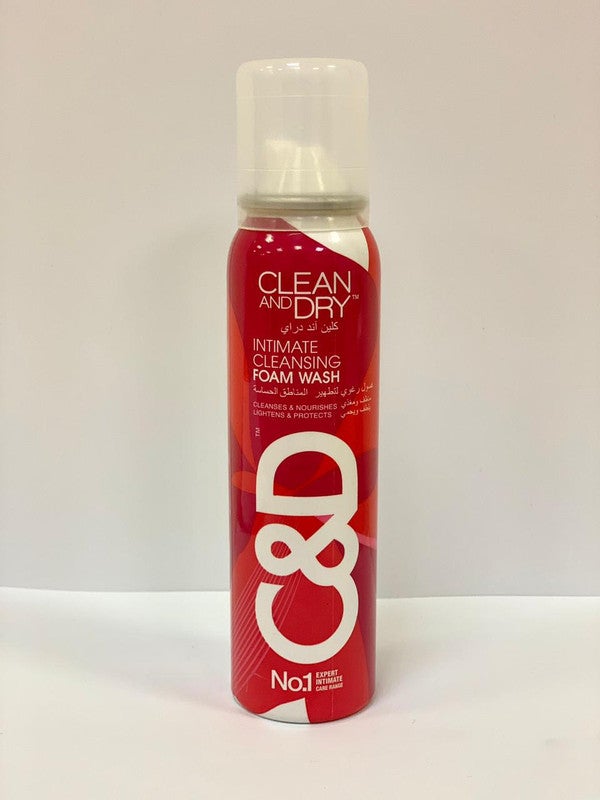 clean and dry Intimate Cleansing Foam Wash 85grams - Image 2