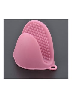 Generic A Pair of Thick Oven Pinch Mitts, Heat Resistant Anti-Scald Gloves for Cooking Pinch Grips, Pot Holder and Potholder for Kitchen, Food-Grade Silicone pink 15.00*5.00*10.00cm  - Image 3