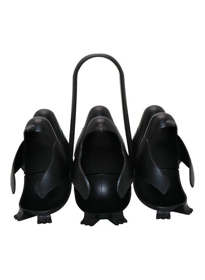 Domestic Use Penguin Shape Egg Boiler Pure black 15 x 12.50 x 13cm - v1606304056/N42607149A_1