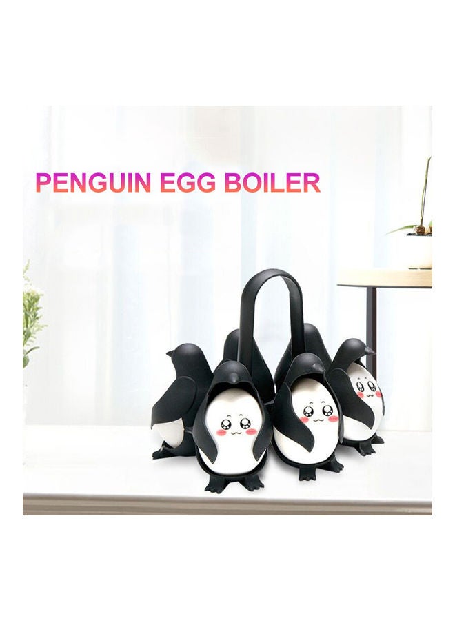 Domestic Use Penguin Shape Egg Boiler Pure black 15 x 12.50 x 13cm - v1606304057/N42607149A_7