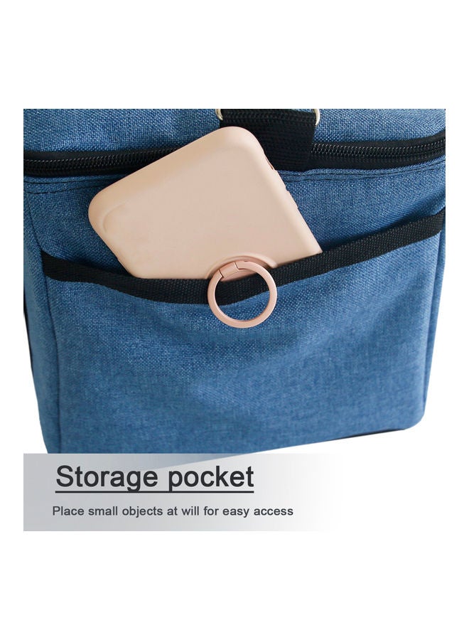 Thicken Folding Fresh Keeping Waterproof Lunch Bag Grey 39 x 4 x 32cm - Image 4