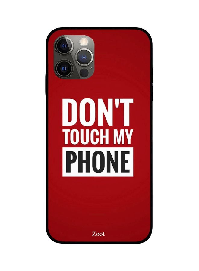Zoot Quote Printed Case Cover -for Apple iPhone 12 Pro Red/White/Black Red/White/Black - Image 1