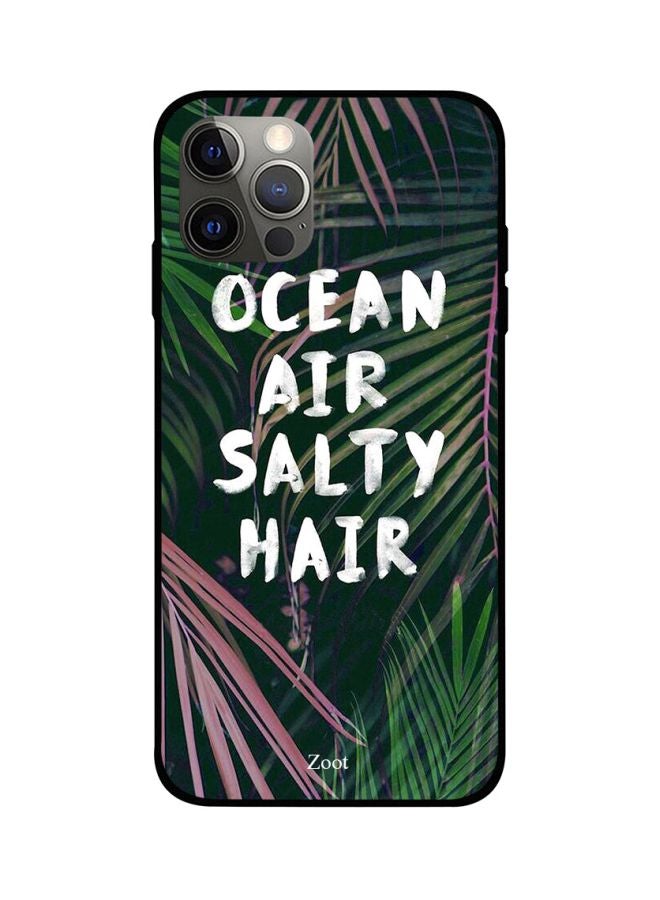Zoot Ocean Air Salty Hair Printed Case Cover -for Apple iPhone 12 Pro Green/White/Brown Green/White/Brown  - Image 1