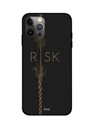 Risk Printed Case Cover -for Apple iPhone 12 Pro Black/Brown Black/Brown - v1606304189/N41776165A_1