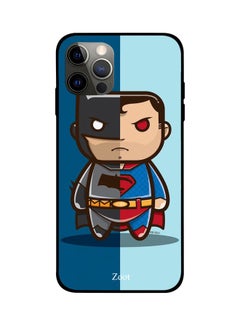 Batman And Superman Printed Case Cover -for Apple iPhone 12 Pro Max Blue/Black/Red Blue/Black/Red