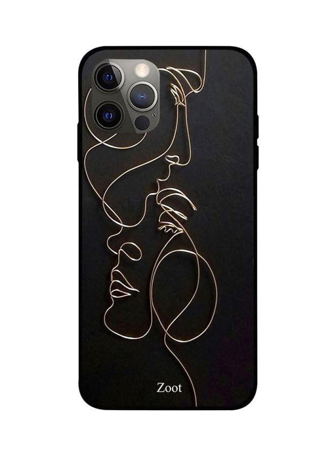 Zoot Printed Case Cover -for Apple iPhone 12 Pro Max Black/Gold Black/Gold  - Image 1