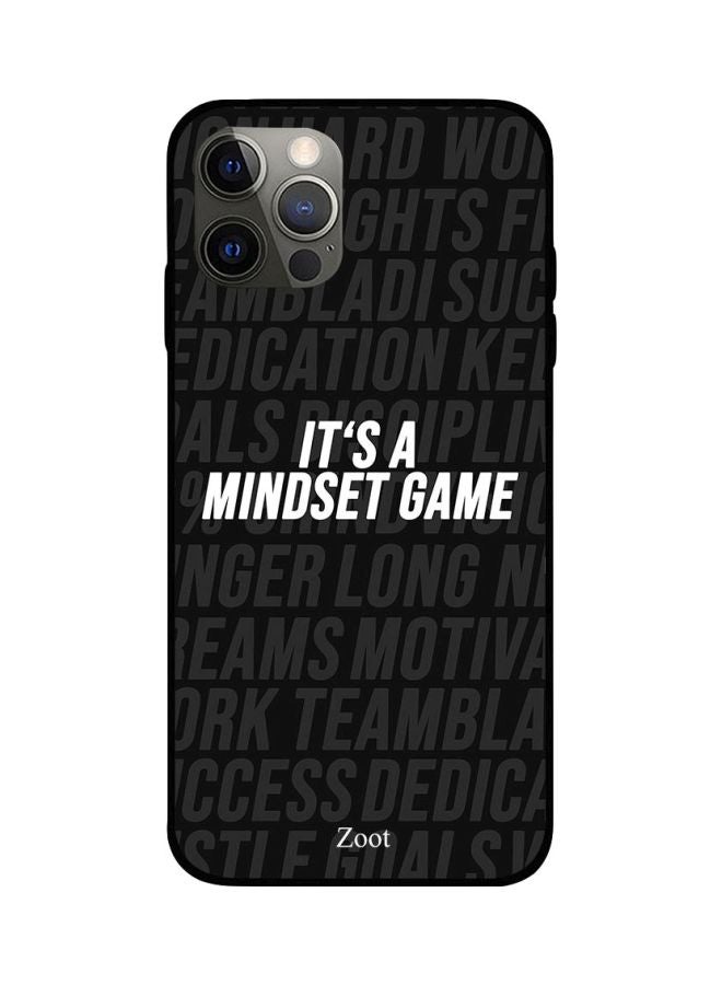 Zoot - It's A Mindset Game Printed Case Cover -for Apple iPhone 12 Pro Max Black/Grey/White Black/Grey/White - Image 1
