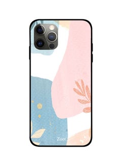 Abstract Printed Case Cover -for Apple iPhone 12 Pro Max Pink/Blue/White Pink/Blue/White