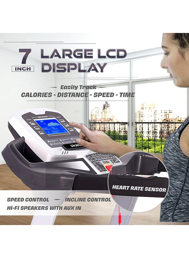 سبانود فيتنيس - Sth-5800 7 Hp Peak Automatic Treadmill - Foldable Motorized Machine For Home Use - Sturdy Equipment - Image 1