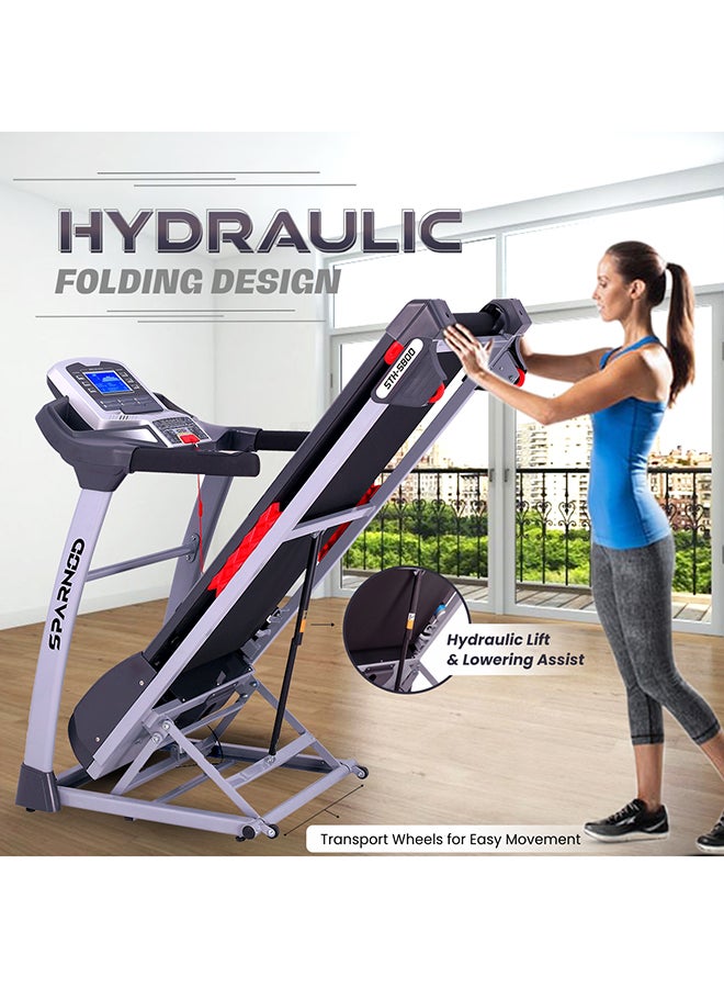 سبانود فيتنيس - Sth-5800 7 Hp Peak Automatic Treadmill - Foldable Motorized Machine For Home Use - Sturdy Equipment - Image 1