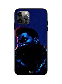 Printed Case Cover -for Apple iPhone 12 Pro Blue/Black Blue/Black
