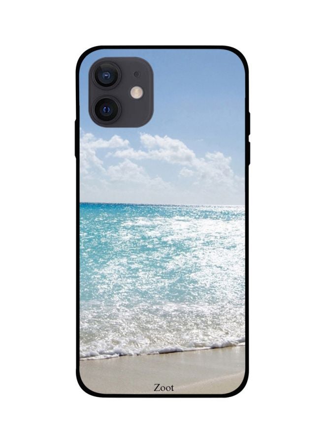 Zoot Ocean Printed Case Cover -for Apple iPhone 12 mini Blue/White/Brown Blue/White/Brown  - Image 1