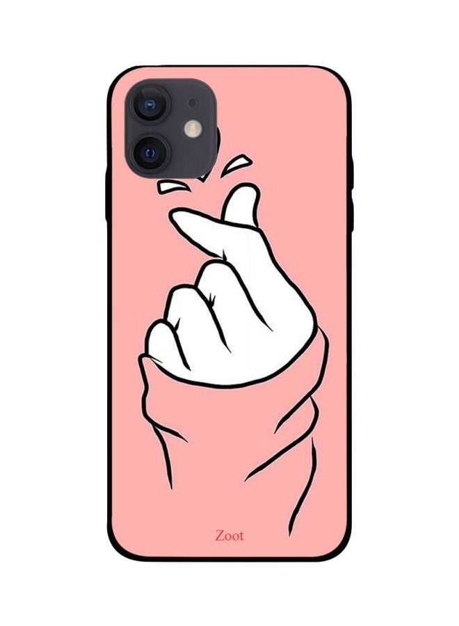 Zoot Love Sign Printed Case Cover -for Apple iPhone 12 Pink/White Pink/White  - Image 1