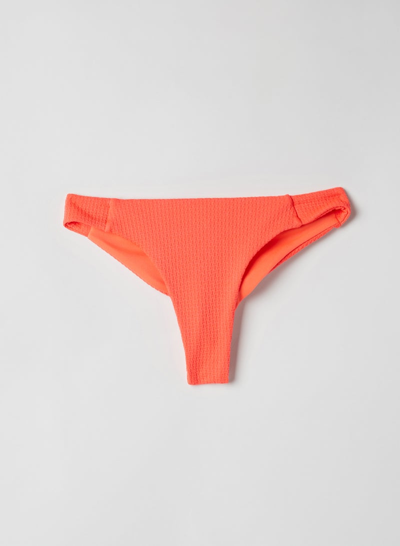 Ardene - Solid Design Bikini Bottom Peach - Image 1