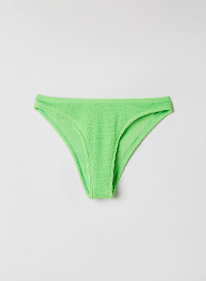 Ardene High Leg Booty Bikini Bottom Light Green  - Image 4
