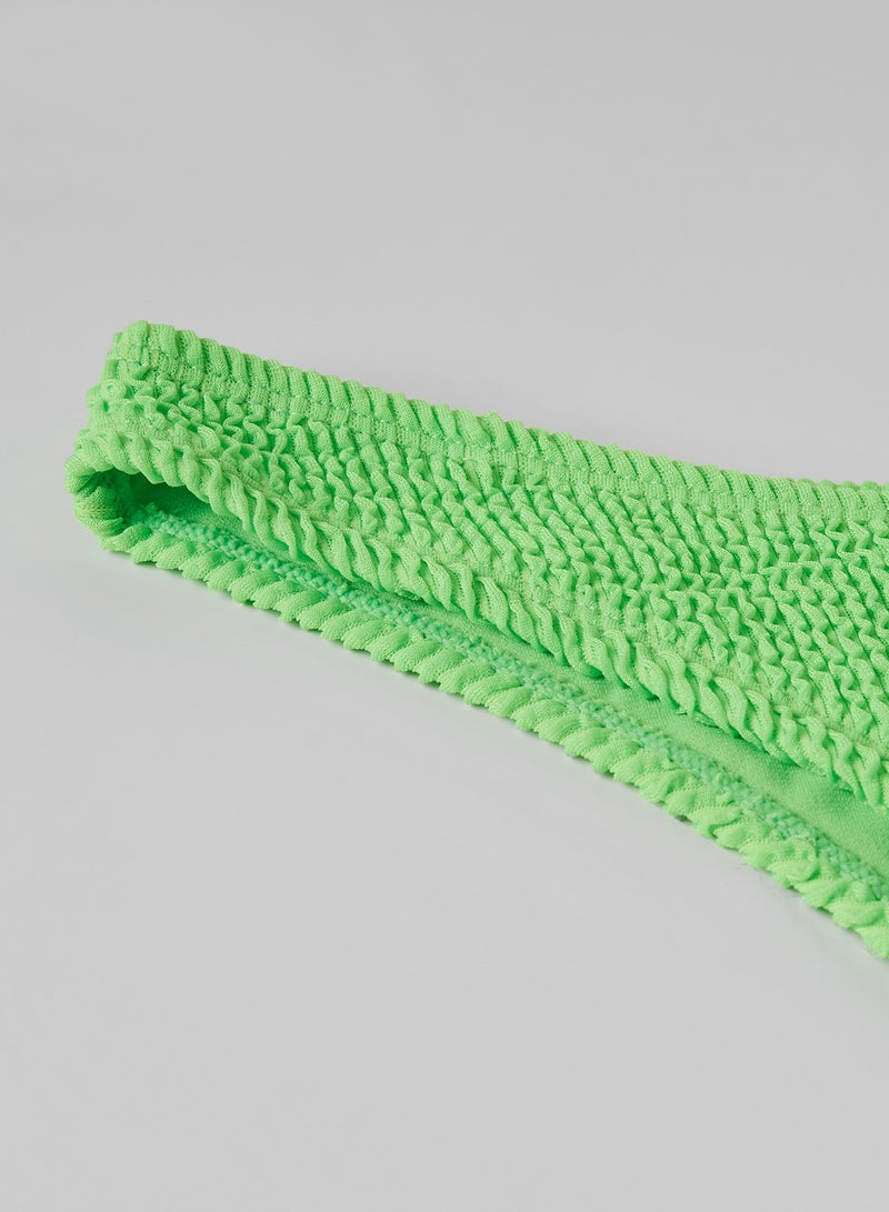 Ardene High Leg Booty Bikini Bottom Light Green  - Image 5